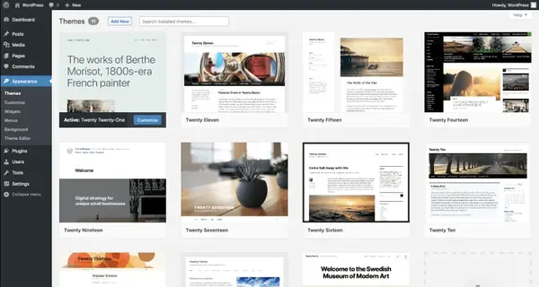 formation wordpress